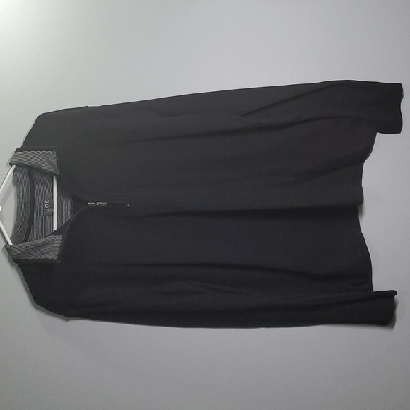 Joe Joseph Abboud men's size xl X-large zipper long sleeve black grey - Picture 1 of 15